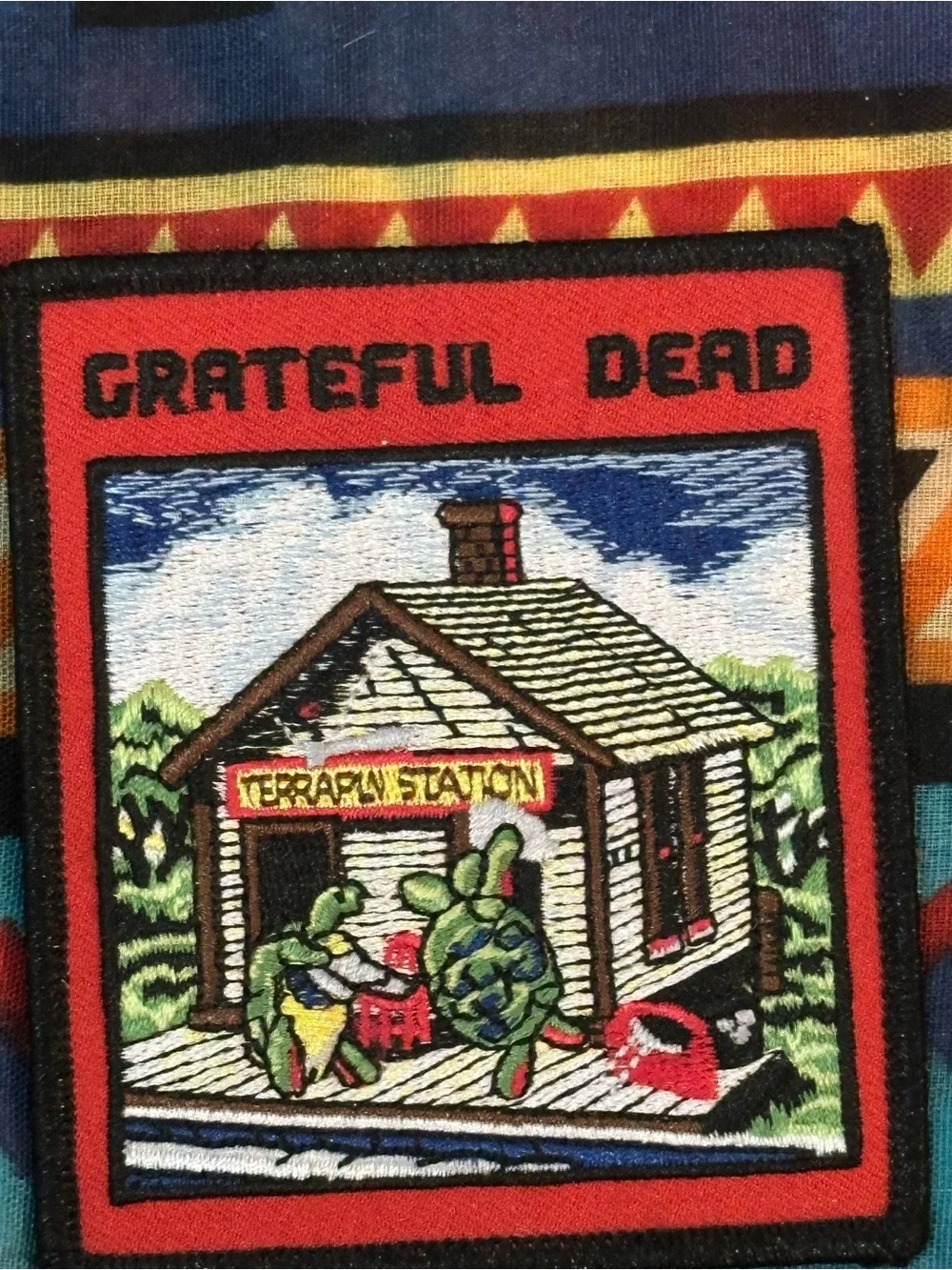 NWT Shakedown Street Grateful Dead Large Embroidered Patch